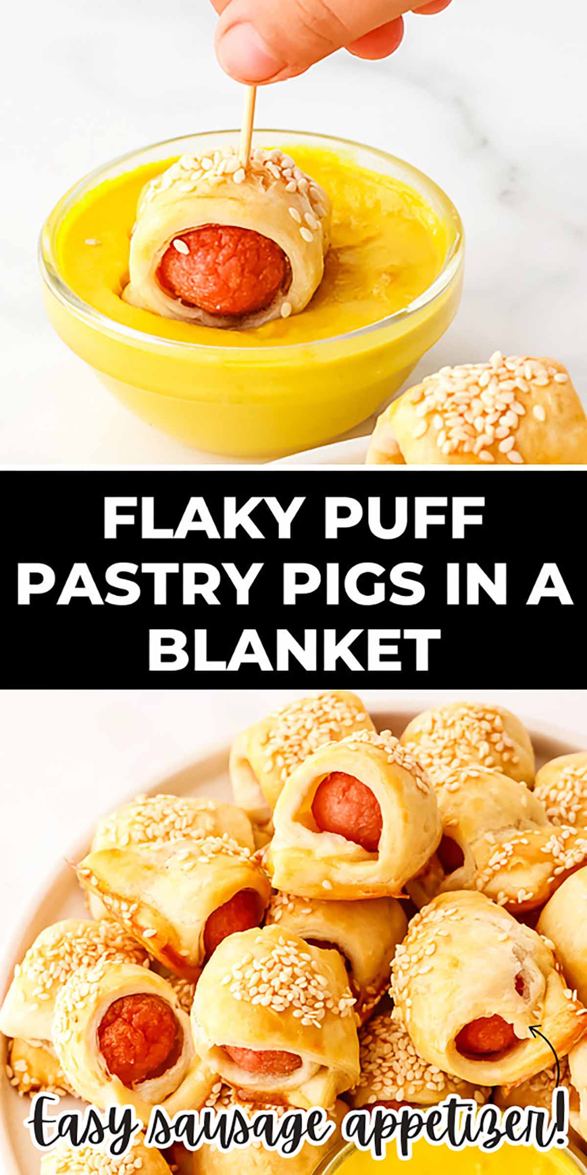 Flaky Puff Pastry Pigs in a Blanket – Easy Sausage Appetizer