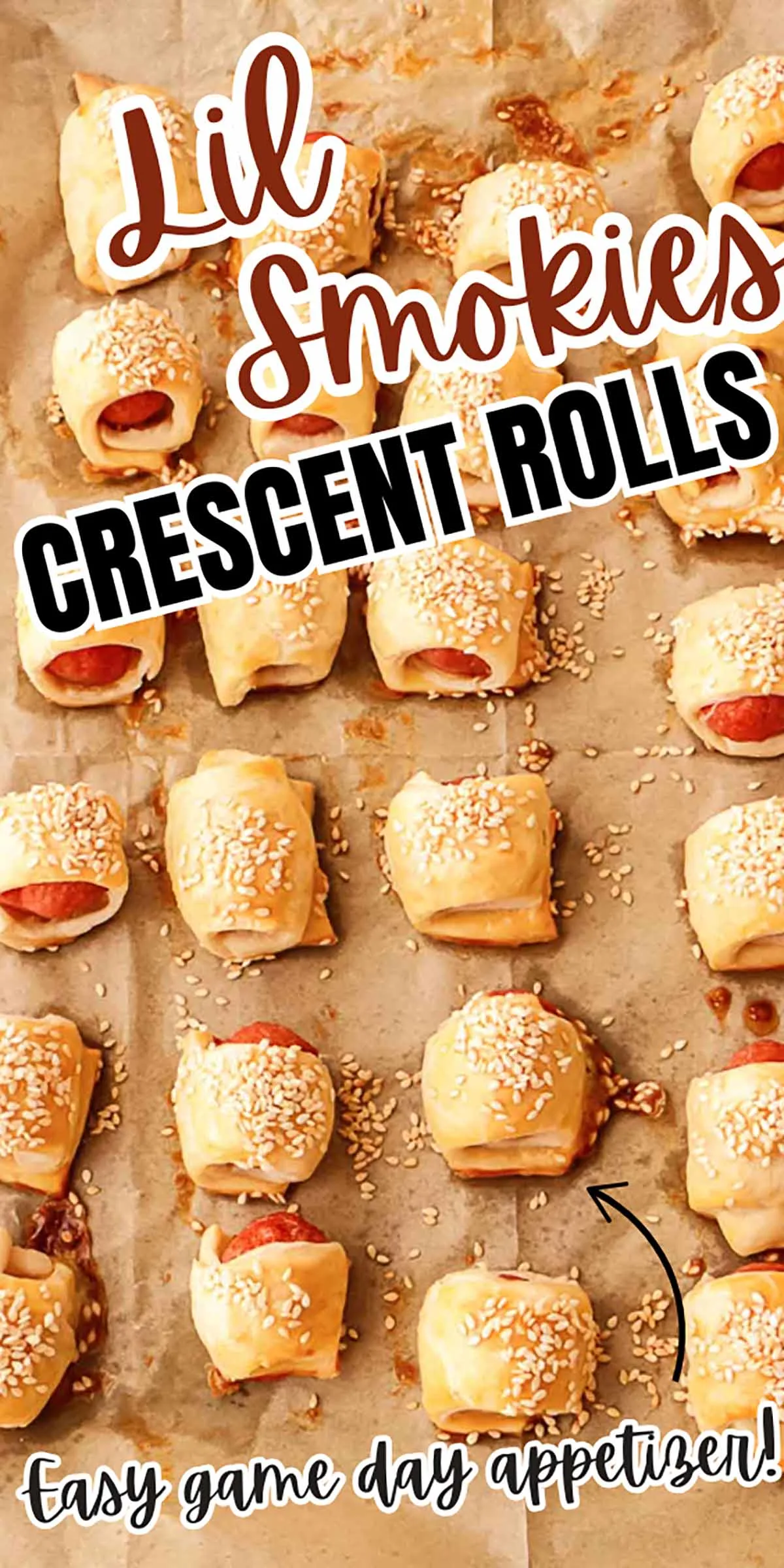 Lil Smokies Crescent Rolls Appetizer for Parties and Game Day