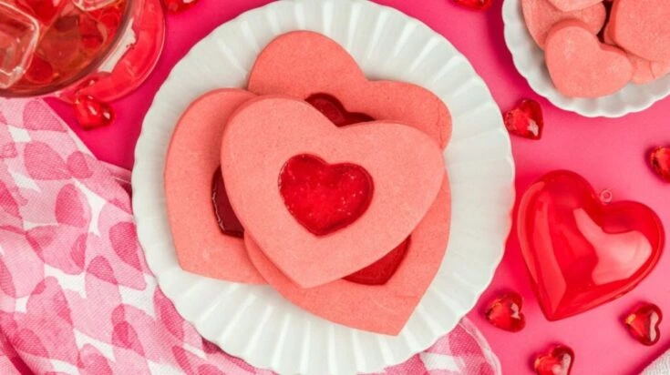 Image for Stained Glass Valentine Heart Cookies