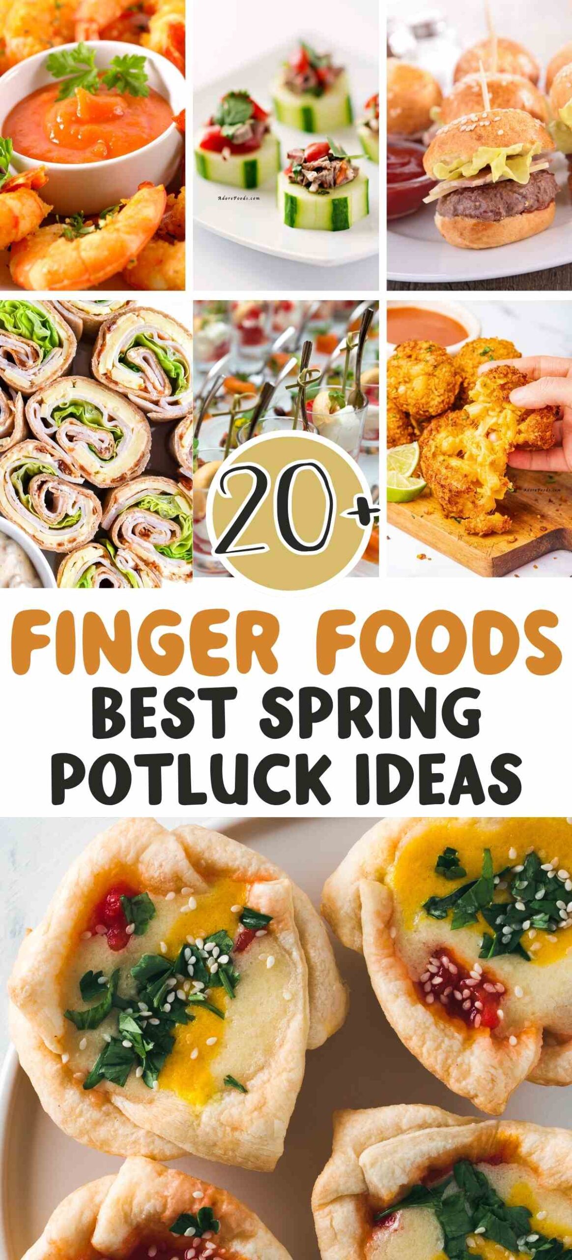 20 Finger Foods for Spring Potlucks &ndash; Easy Crowd-Pleasing Party Recipes