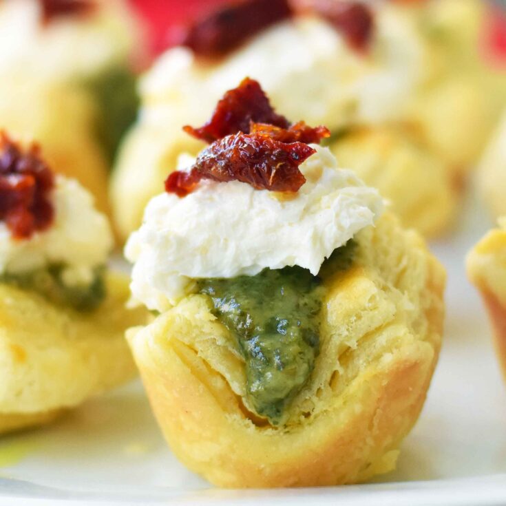 Image for Pesto Parmesan Sundried Tomato Tartlets