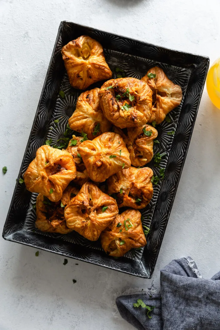 Image for Air Fryer Puff Pastry Chilli Cheese and Pineapple Parcels