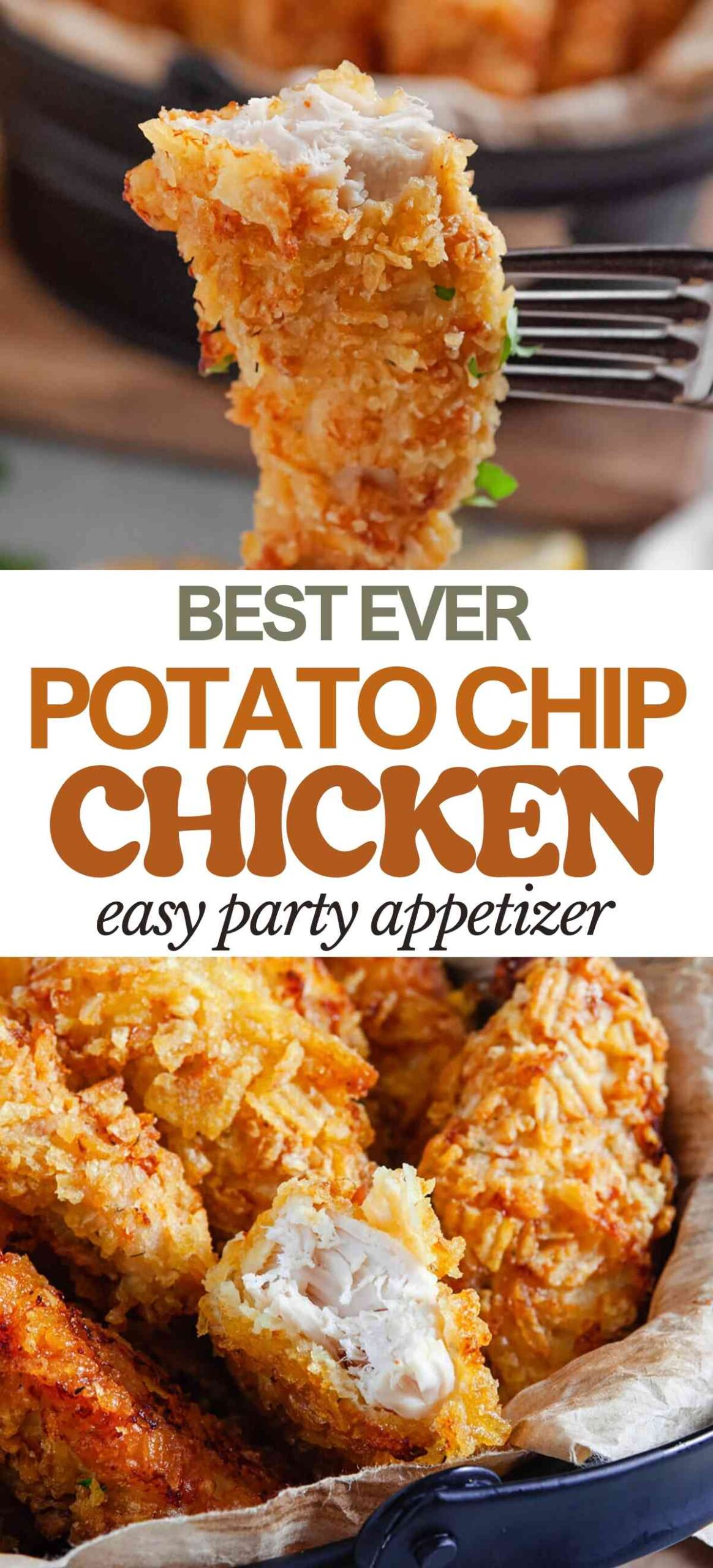 Best Ever Potato Chip Chicken Bites &ndash; Easy Party Appetizer for Crowd-Pleasing Snacks