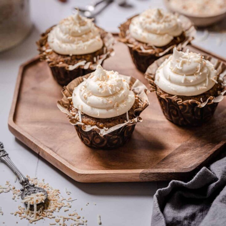 Image for Carrot Cake Cupcakes with Brown Butter Cream Cheese Frosting