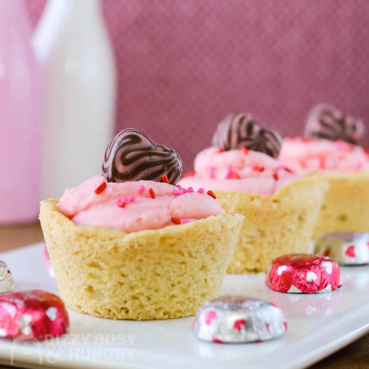 Image for Cookie Cups with Strawberry Cream Cheese Filling