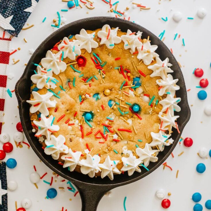 Image for 4th of&nbsp;July Cookie Cake&nbsp;(Patriotic)
