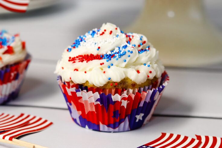 Image for Easy Red White And Blue 4th Of July Cupcakes