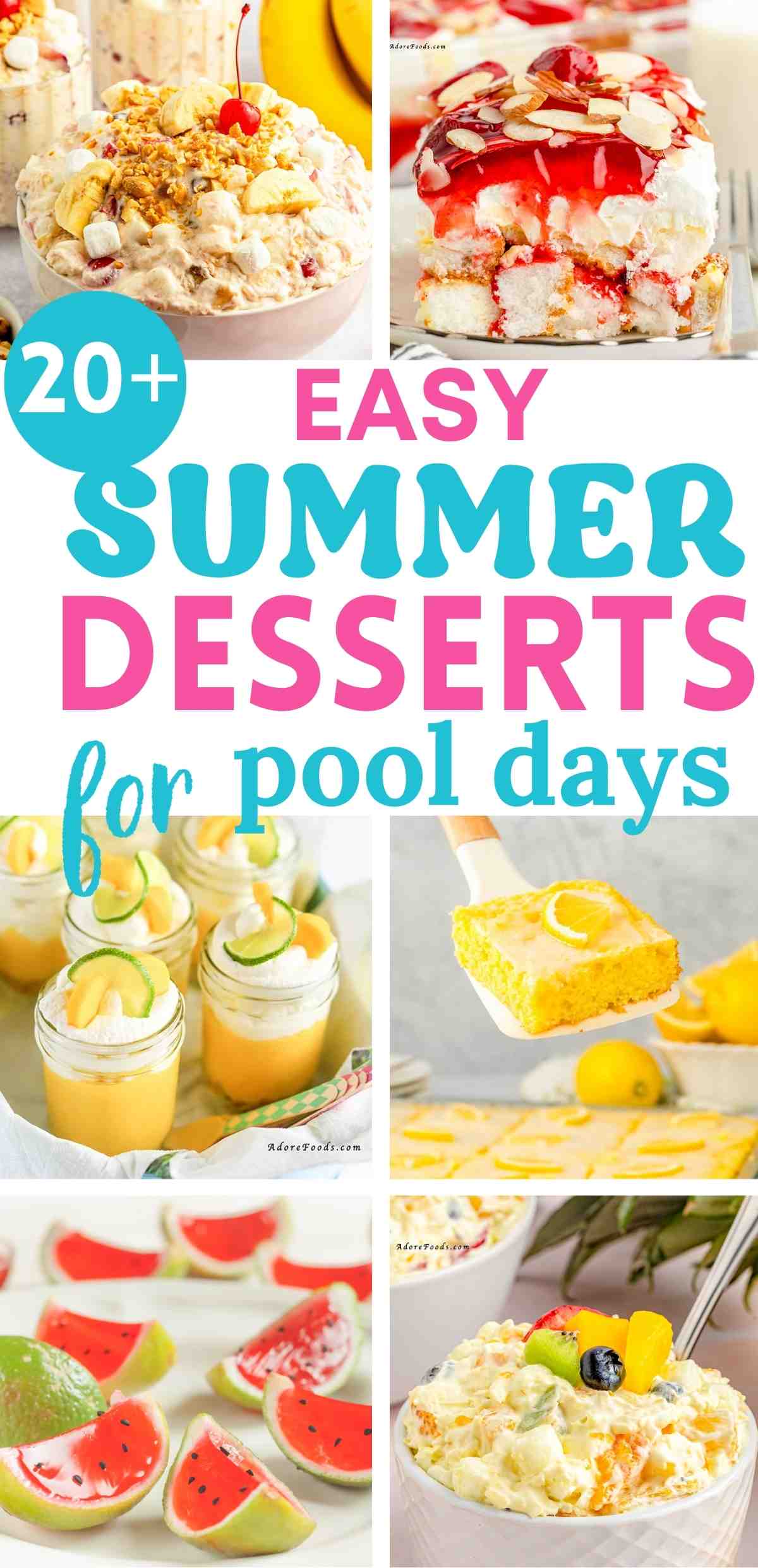 20 Easy Summer Desserts for Pool Days