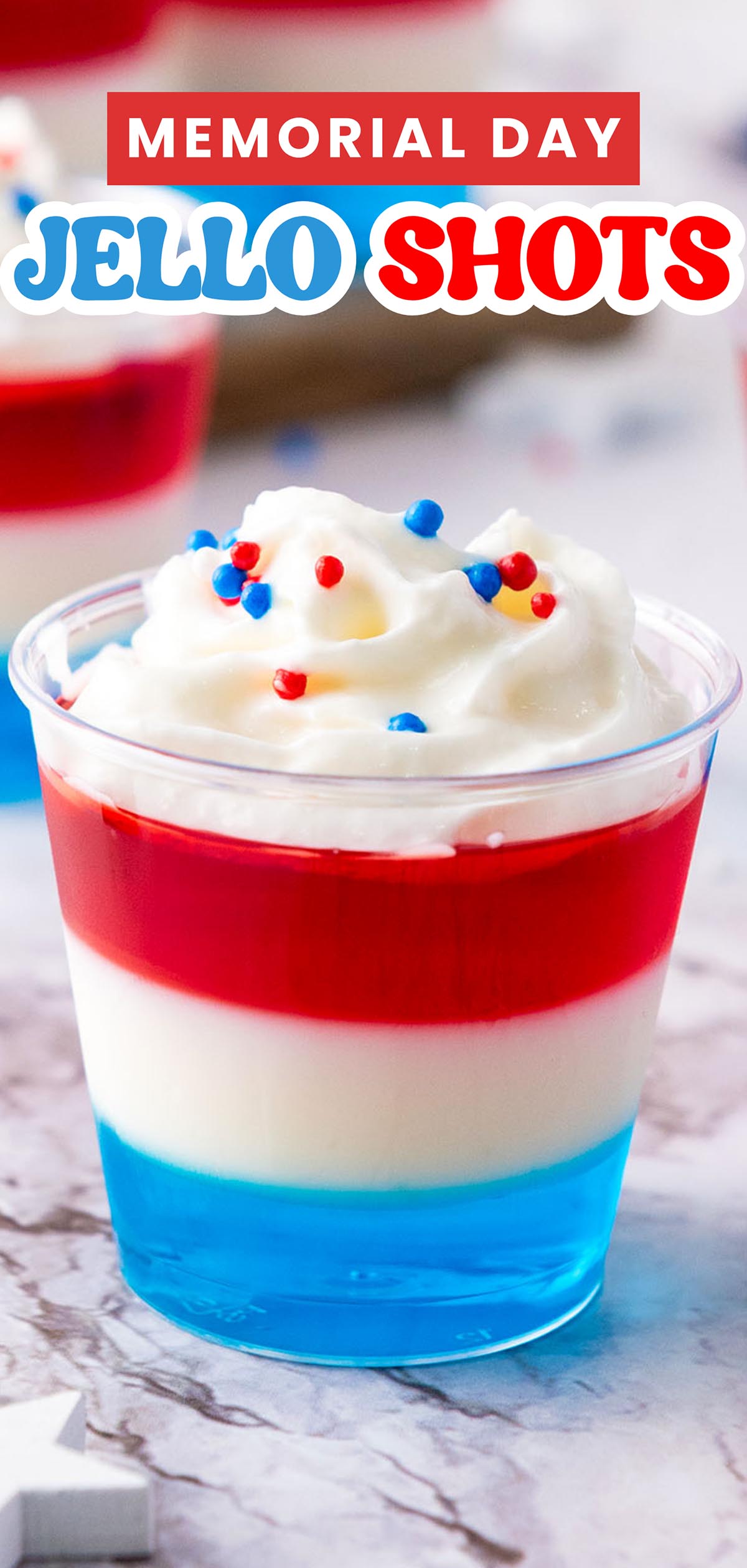 Patriotic Jello Shots for Memorial Day Cookout &ndash; Easy Red White & Blue Party Treats