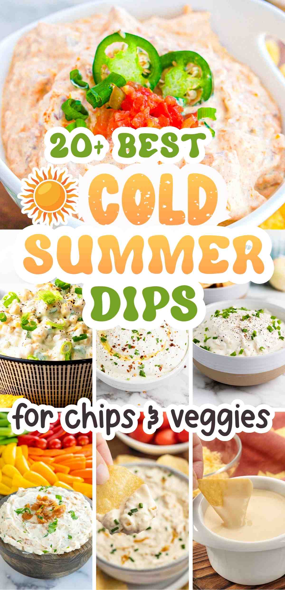 20 Best Cold Summer Dips For Chips and Veggies