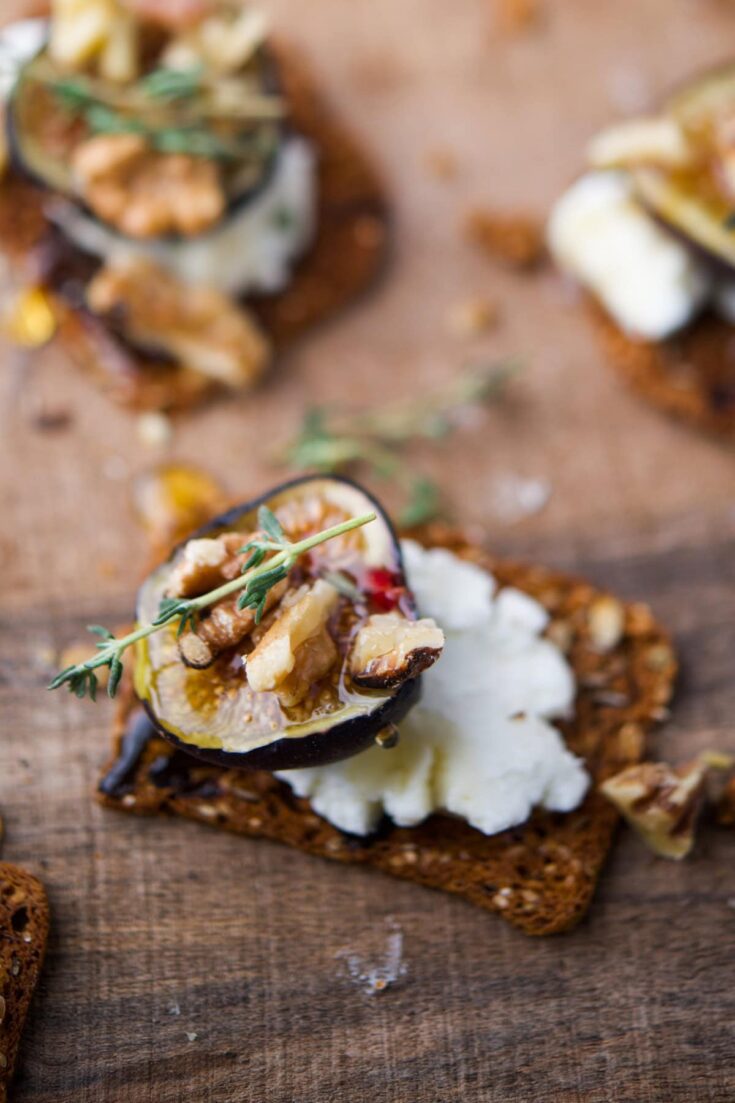 Image for Fig, Goat Cheese, and Honey Appetizer