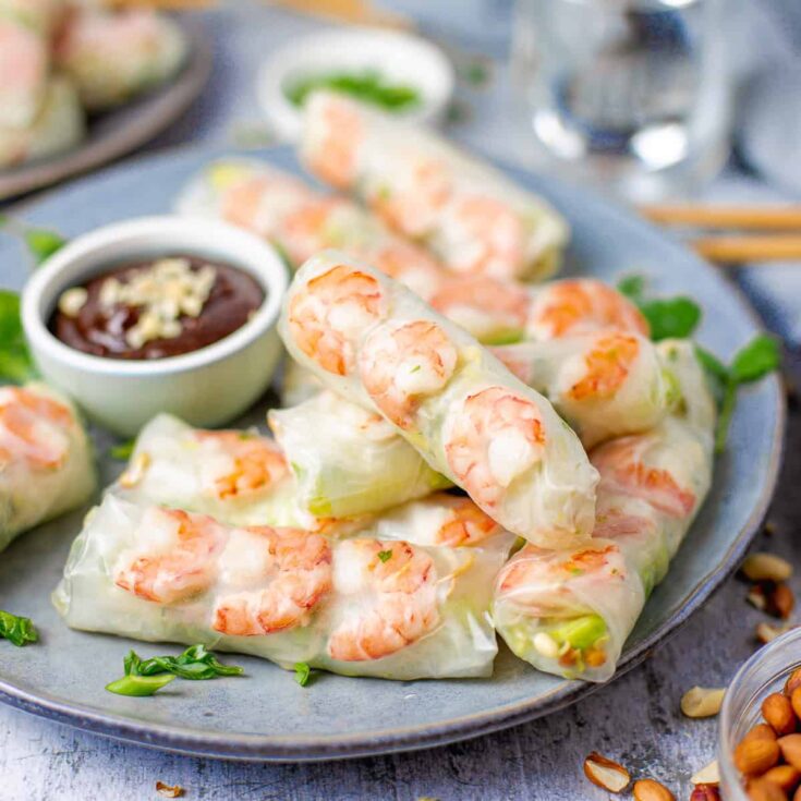 Image for Fresh Vietnamese Salad Rolls with Shrimp