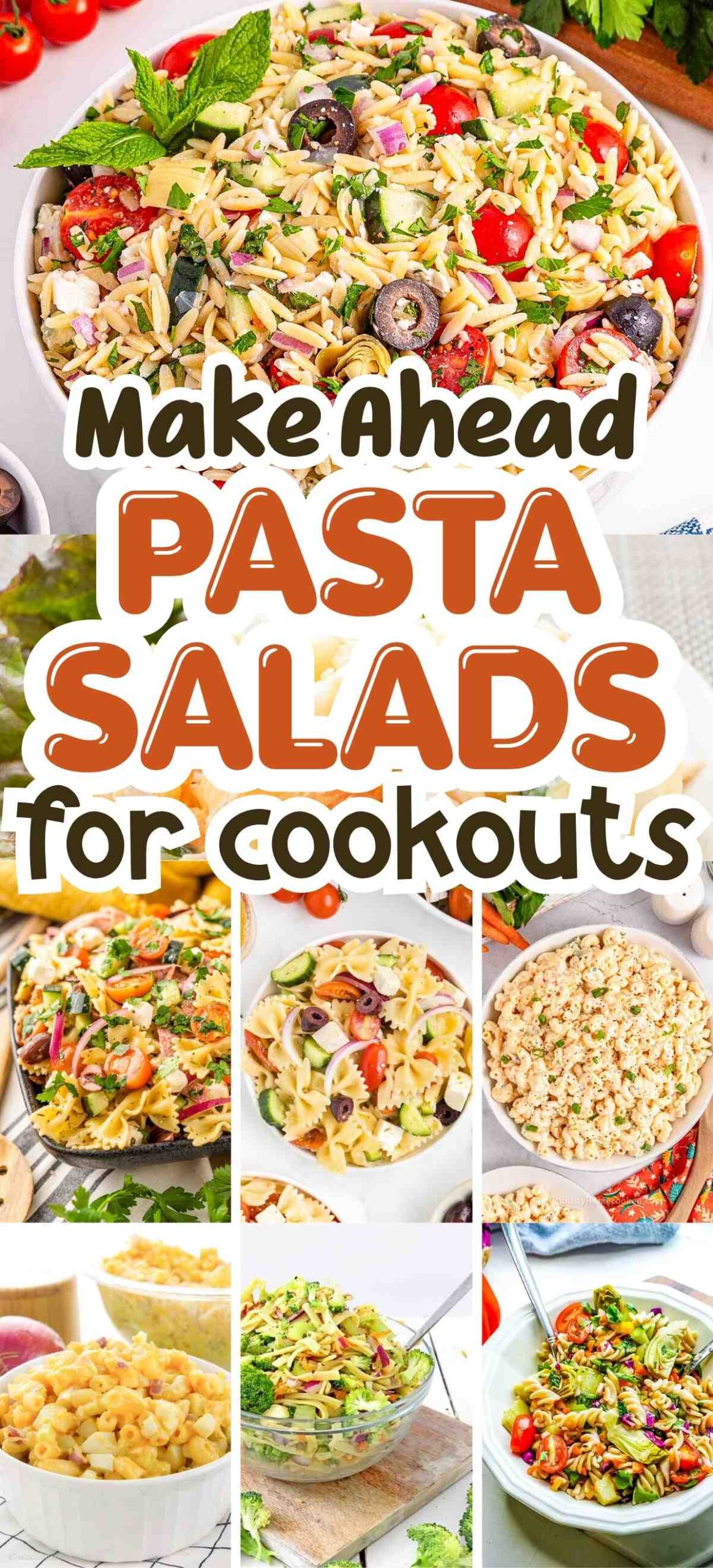 20 Make Ahead Pasta Salad Recipes for Summer Cookouts and Side Dishes