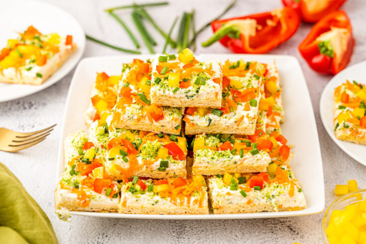 Image for Crescent Roll Veggie Pizza