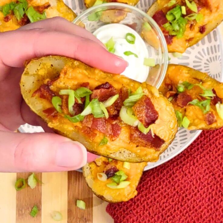 Image for Air Fryer Potato Skins: Crispy Homemade Appetizer Recipe!
