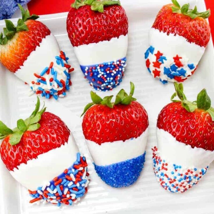 Image for Patriotic Chocolate Covered Strawberries