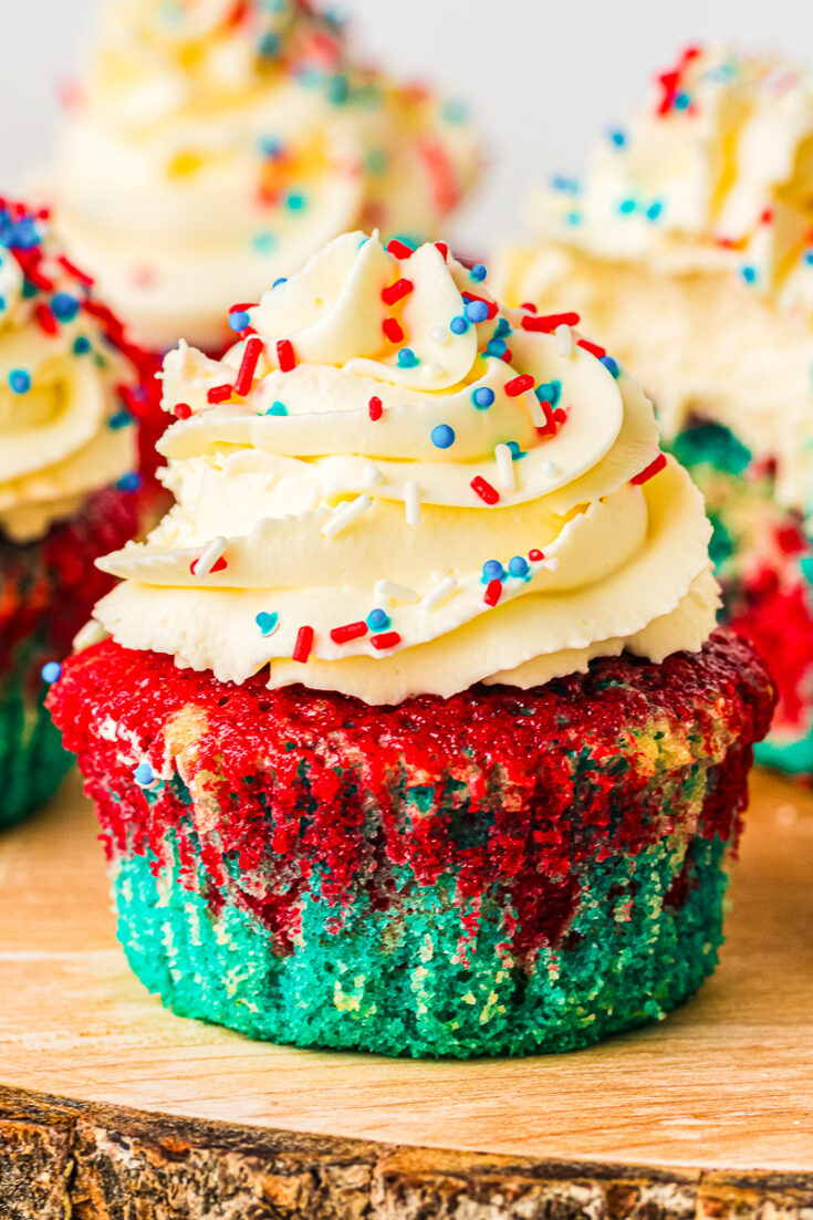 Image for Easy 4th of July Cupcakes