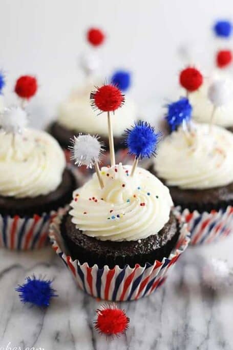 Image for Easy 4th of July Cupcakes