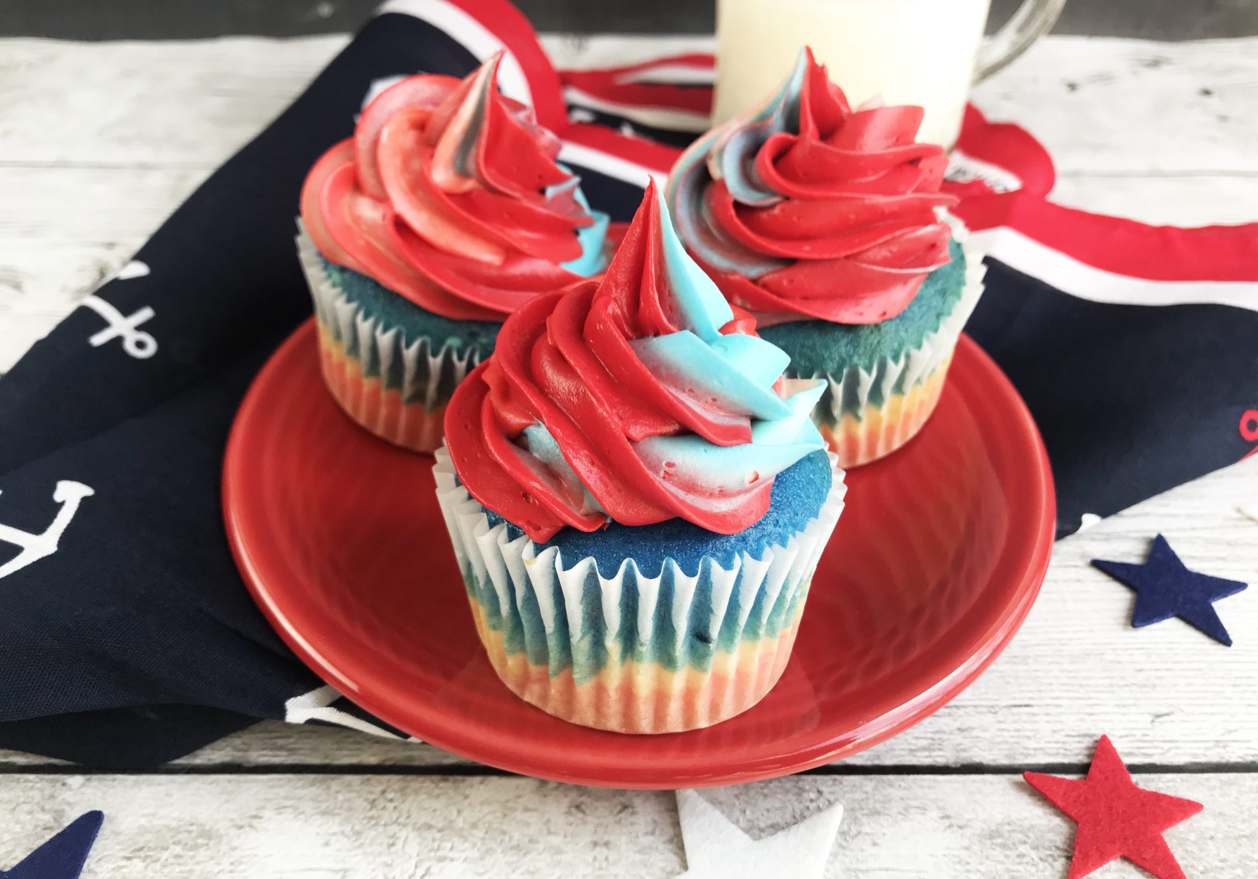 Image for Patriotic Cupcakes: A 4th of July Dessert in Red, White & Blue