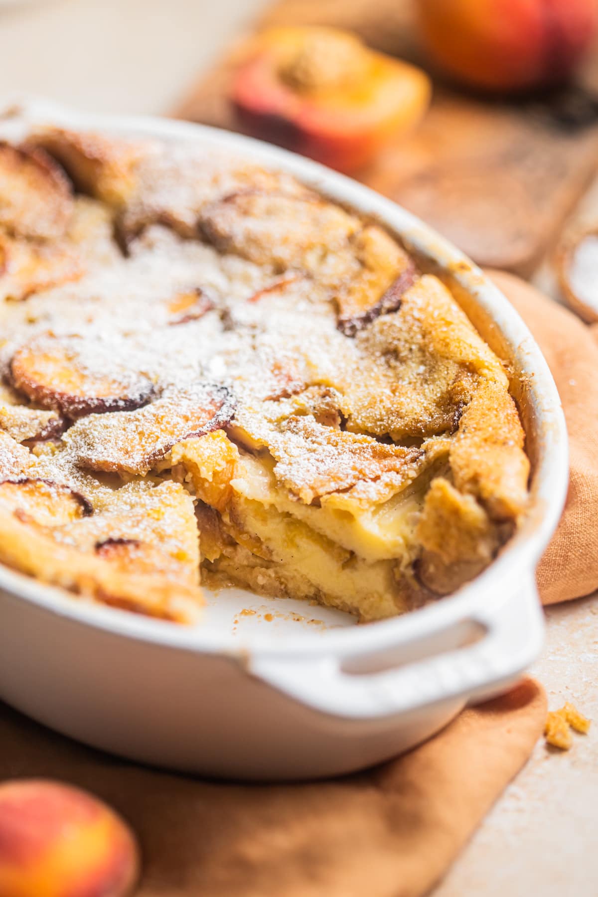 Image for Easy Fresh Peach Clafoutis (Julia Child&rsquo;s Recipe)