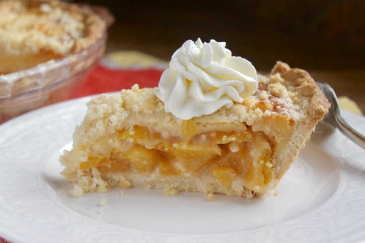 Image for Peach Custard Pie