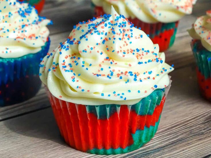 Image for Red White and Blue Cupcakes
