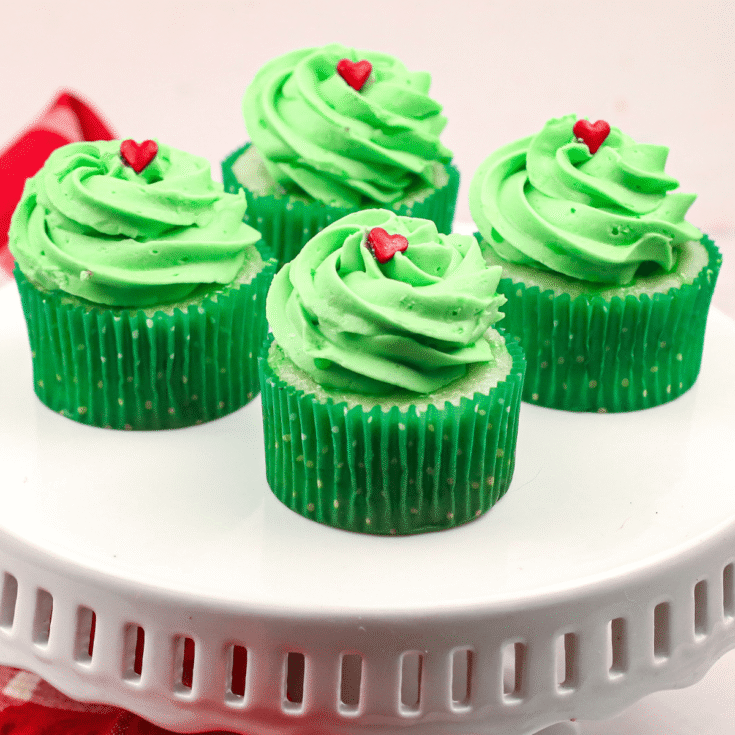Image for How to Make Grinch Pistachio Cupcakes